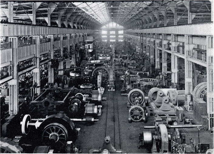 General Electric Works, interior of Building 16