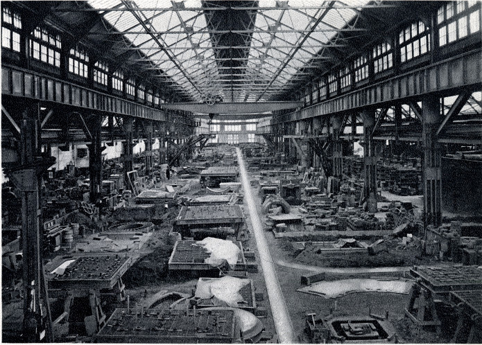 General Electric Works, section of foundry