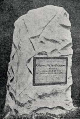 Colonel Peter Vrooman Memorial