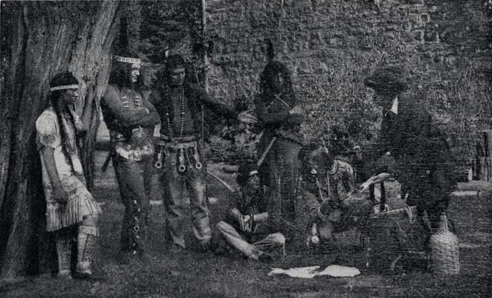 Mohawk Indians Trading at Fort Johnson