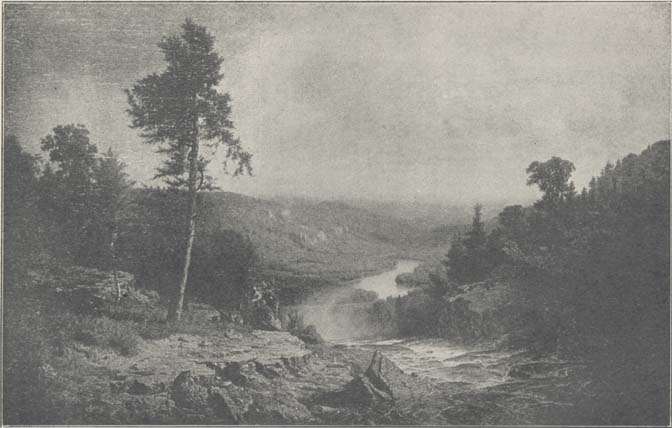 The Valley of the Mohawk. Painted by A. H. Wyant, by Courtesy Metropolitan Museum of Art.