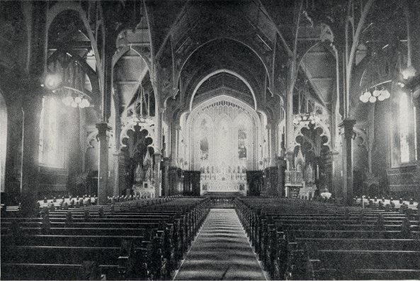 Interior of St. Mary's Catholic Church, Little Falls