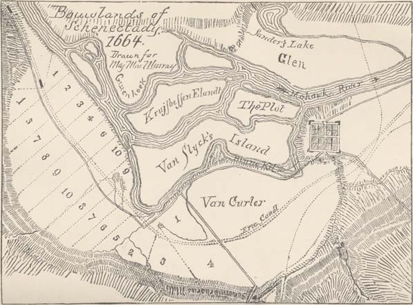 Bouwlands of Schenectady in 1664