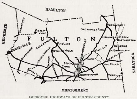 Fulton County Highway Map 100 