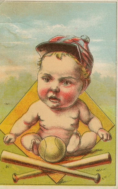 Card 201 baseball advertising trade card