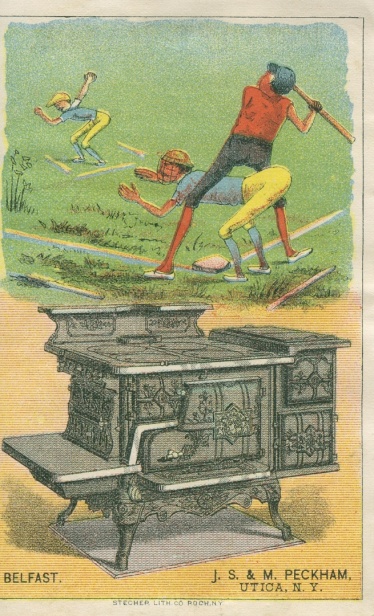 Card 203 baseball advertising trade card