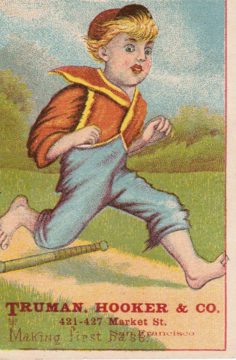 Set H 804-12 baseball advertising trade card