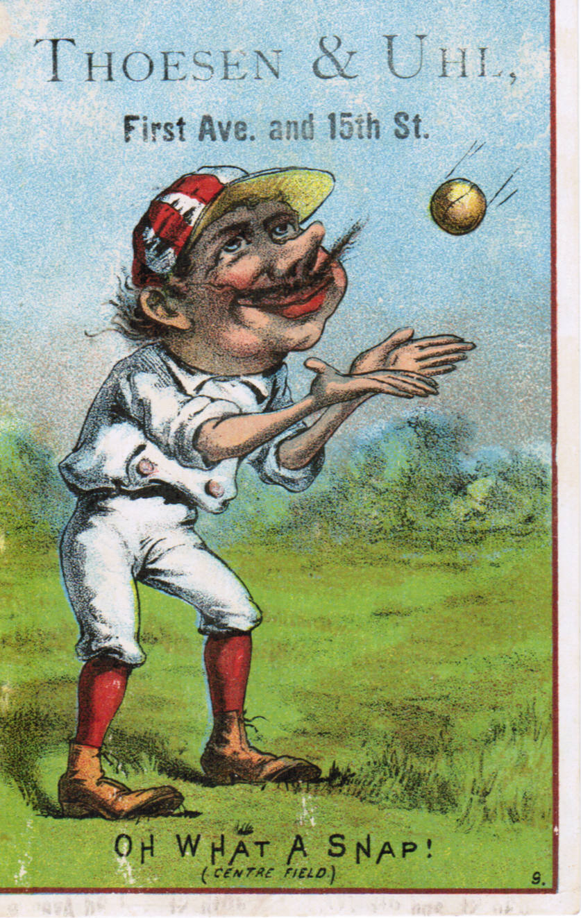 Set H 804-15A baseball advertising trade card