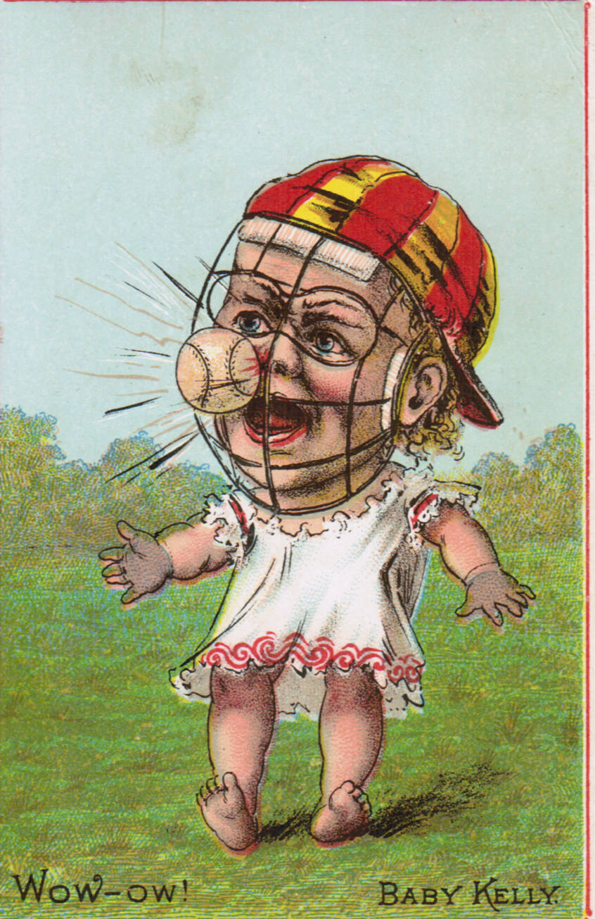 Set H 804-1B (Baby Kelly) baseball advertising trade card