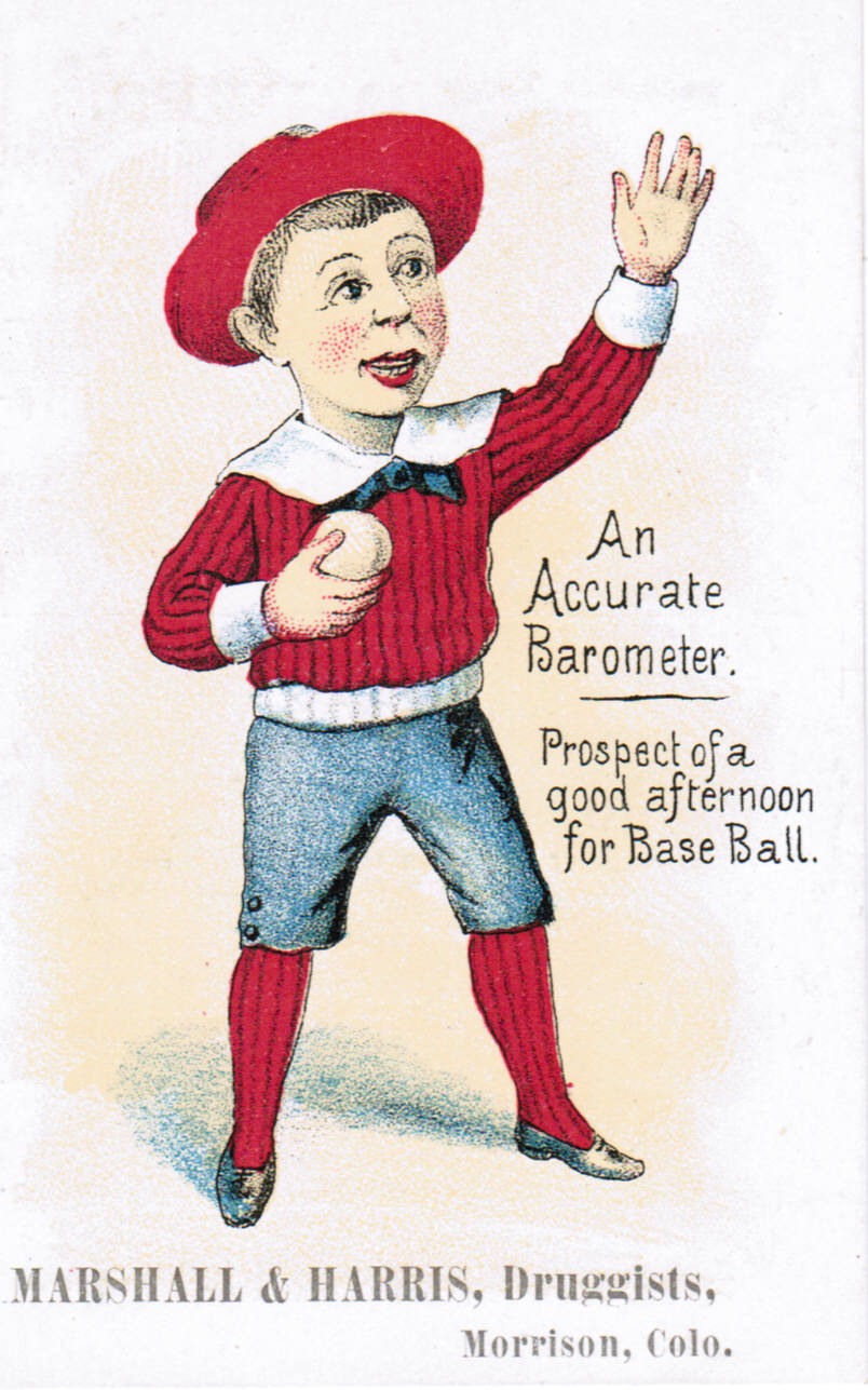 Set H 804-38 baseball advertising trade card