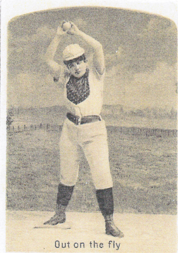 Set H 804-41 baseball advertising trade card